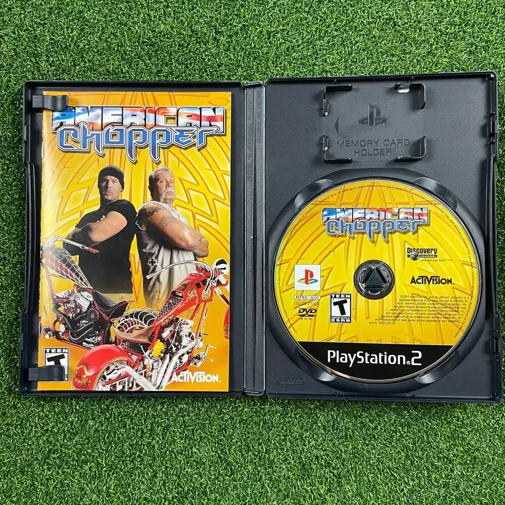 American Chopper (Sony PlayStation 2, 2004) PS2 Complete with Manual